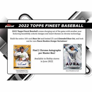 2022 Topps Finest Baseball 8-Box Hobby Case #2 Break Pick Your Team